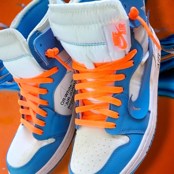 Jordan retro university Blue off White men's 10 UNC